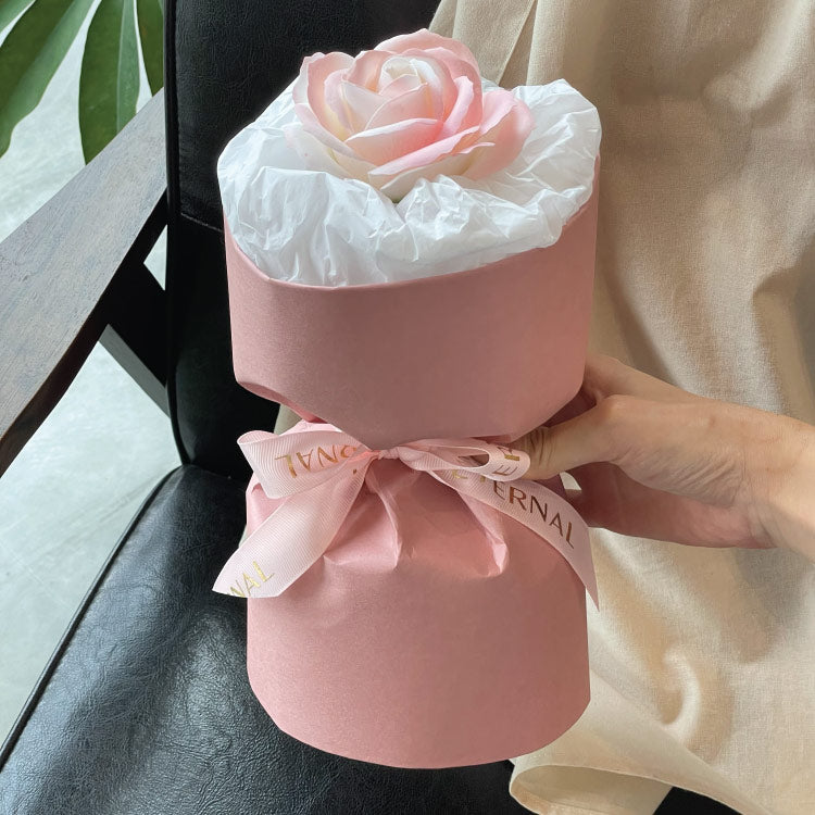 Pink Rose Soap Bouquet