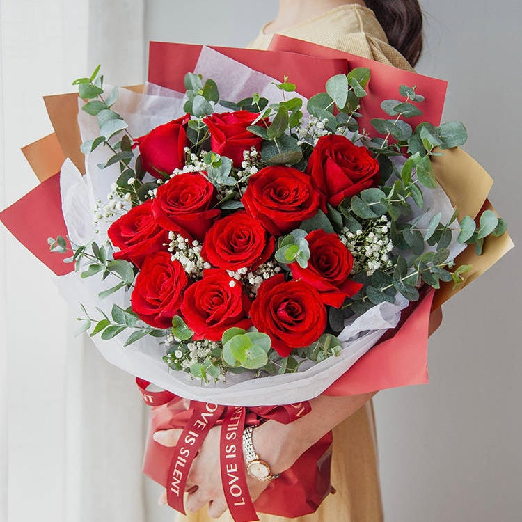 Baby Red Rose Bouquet