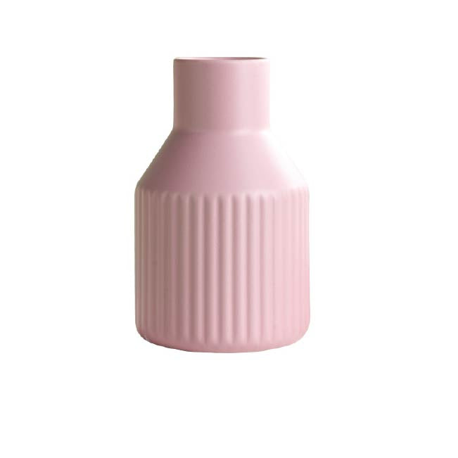 Matte Pink Ins Ceramic Vase (Big)