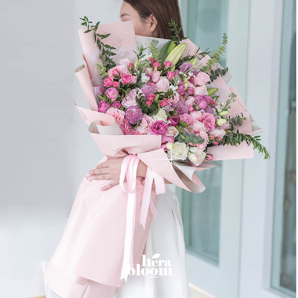 Giant Pink Pastel - Hera Bloom